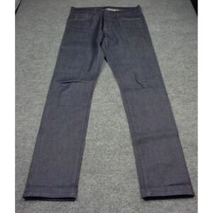 Uniqlo Men Slim Straight Jeans in Indigo